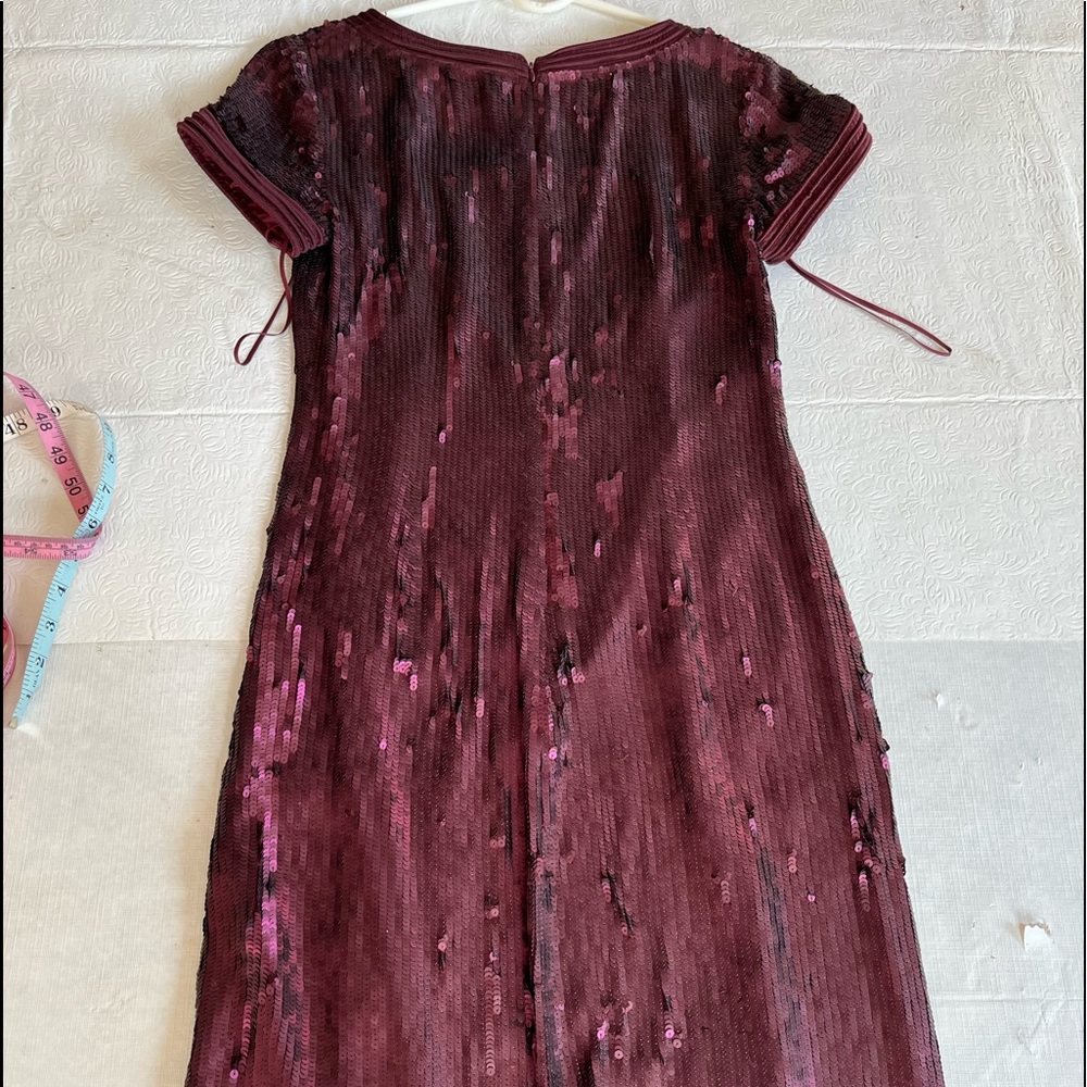 Badgley Mischa sequin shift dress purple - Picture 7 of 11